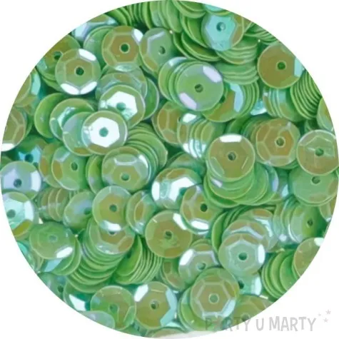 cekiny classic opalizujacy zielone jasne 7 mm 10 g titanum