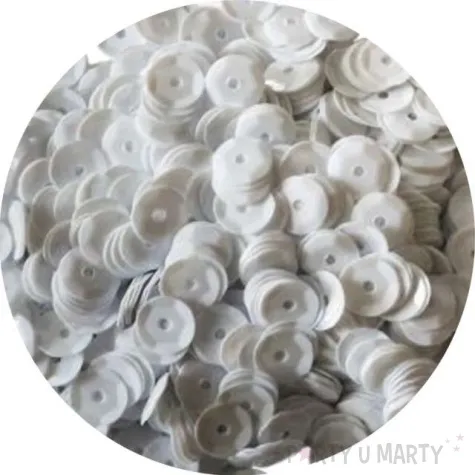 cekiny classic pastel biale 7 mm 10 g titanum