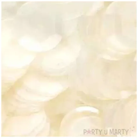 cekiny classic pastel biale 8 mm 10 g aliga