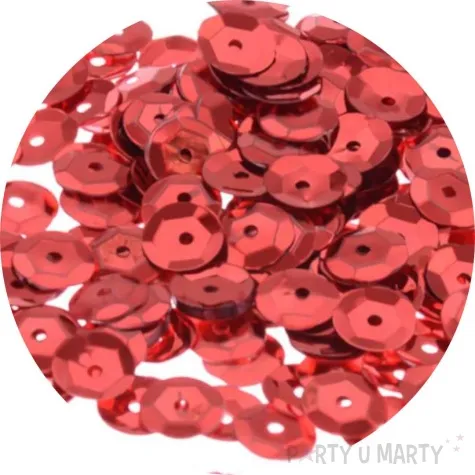 cekiny classic pastel czerwony 8 mm 15 g arpex