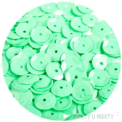 cekiny classic pastel mietowe 6 mm 12 g czakos