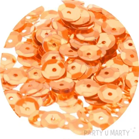 cekiny classic pastel pomaranczowy 8 mm 15 g arpex