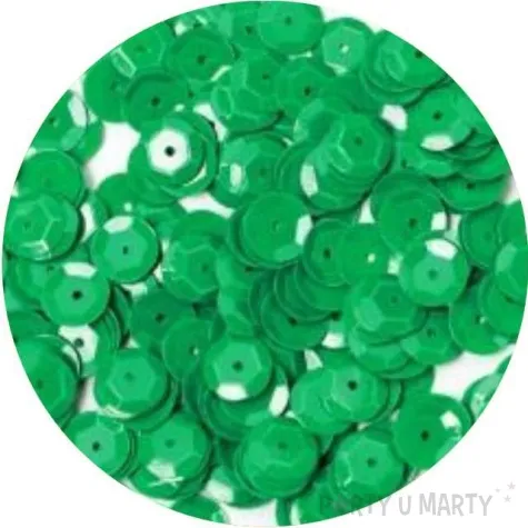 cekiny classic pastel zielone ciemne 8 mm 10 g