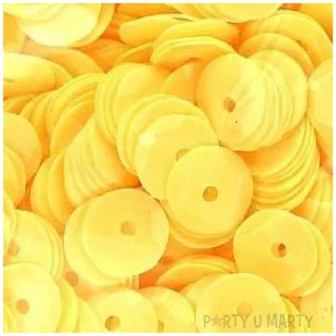 cekiny classic pastel zolte 7 mm 10 g titanum