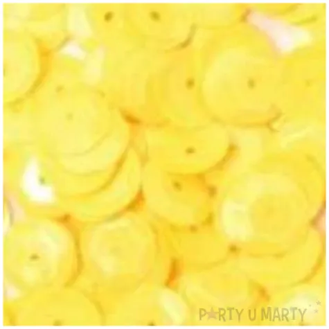 cekiny classic pastel zolte 8 mm 10 g aliga