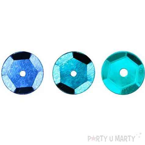 cekiny classic zestaw mix niebieski 3 szt titanum