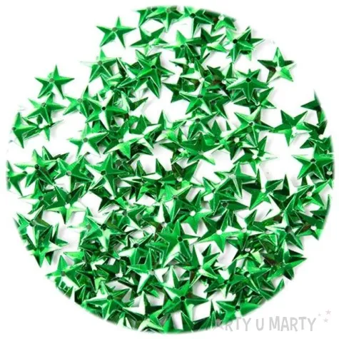 cekiny gwiazdki metalic zielone 10 mm 150 szt czakos