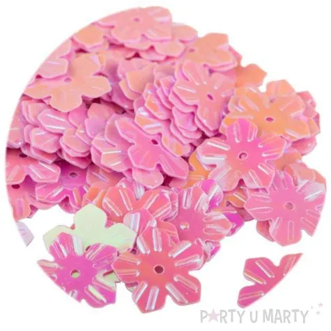 cekiny kwiatki pastel rozowe jasne 12 mm 6 g czakos