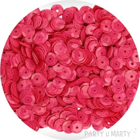 cekiny neon rozowe 7 mm 10 g titanum