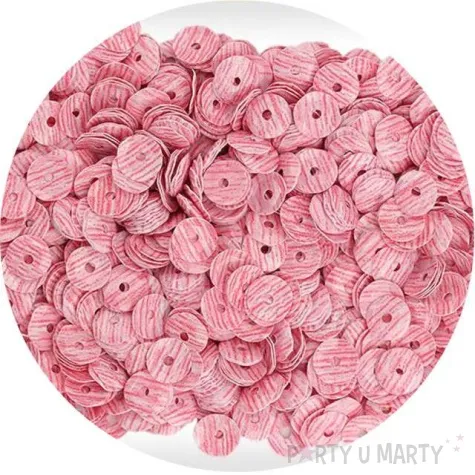 cekiny paski rozowo biale 7 mm 10 g titanum