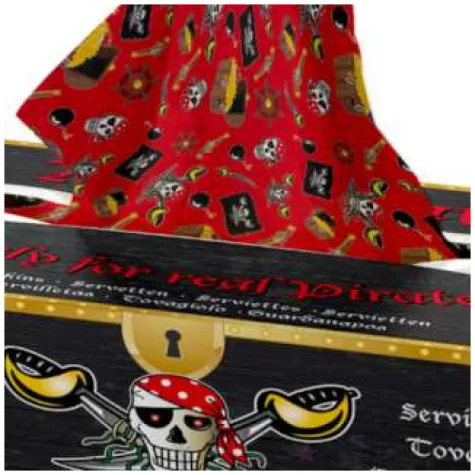 chusteczki skrzynia piracka folat 65 szt