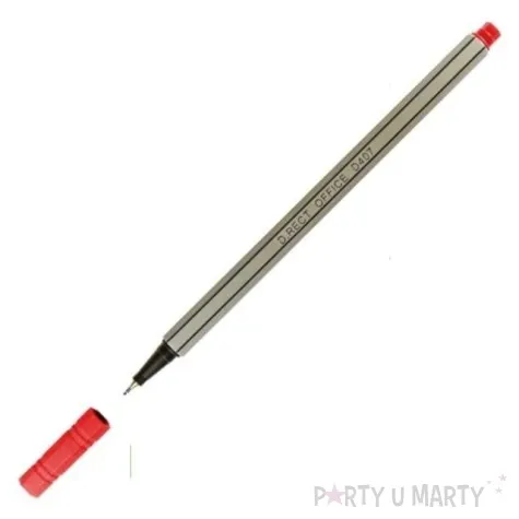 cienkopis office d407 czerwony gr 0 48mm d rect