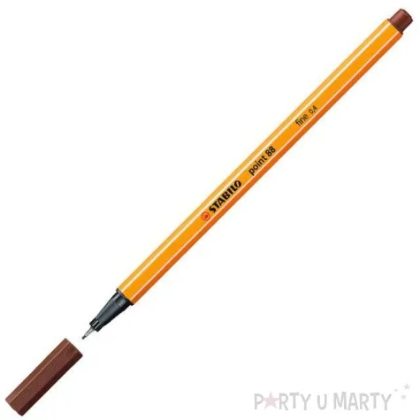 cienkopis point 88 brazowy 45 gr 0 4mm stabilo