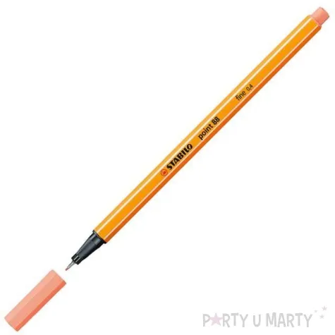 cienkopis point 88 brzoskwiniowy 26 gr 0 4mm stabilo