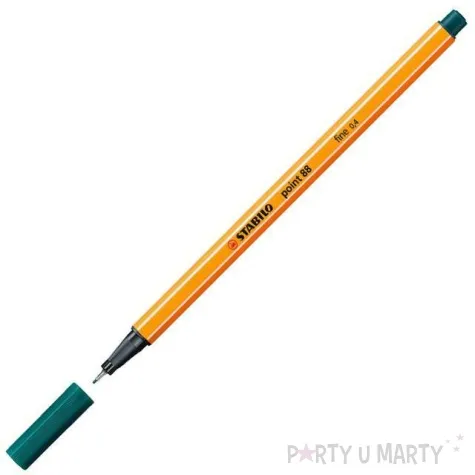 cienkopis point 88 ciemny zielony 53 gr 0 4mm stabilo