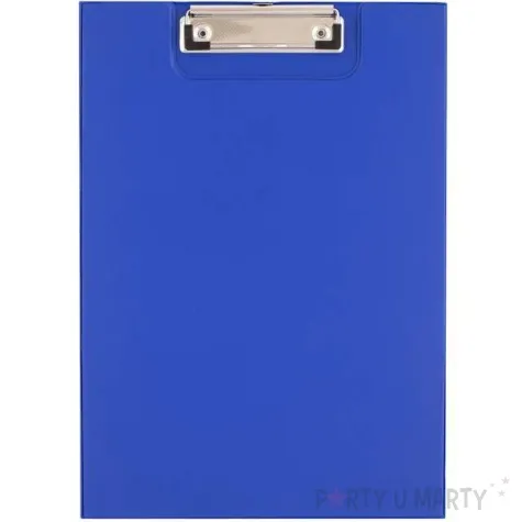 clipboard podkladka a5 z klipem zamykana niebieska d rect