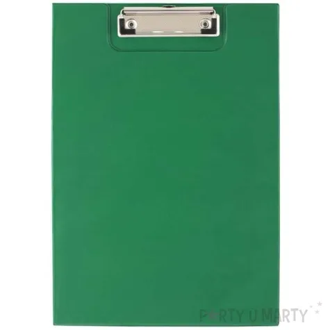 clipboard podkladka a5 z klipem zamykana zielona d rect