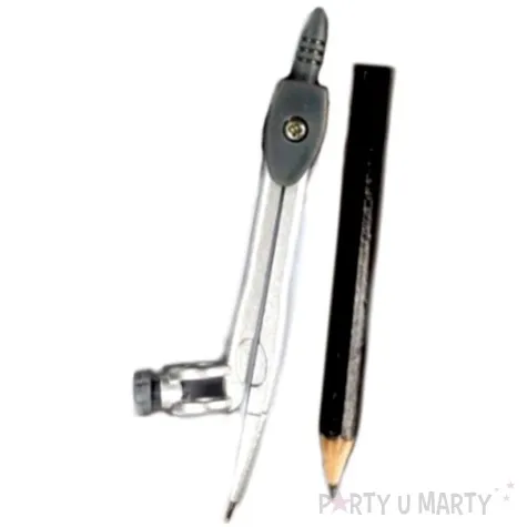 cyrkiel classic z olowkiem szary titanum