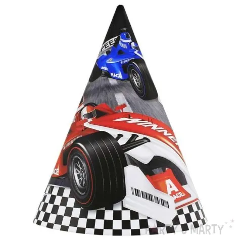 czapeczki papierowe formula 1 wyscigi godan 6 szt