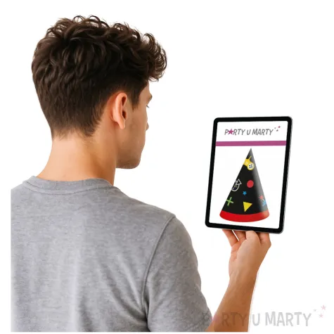 czapeczki papierowe gaming party procos 6 szt