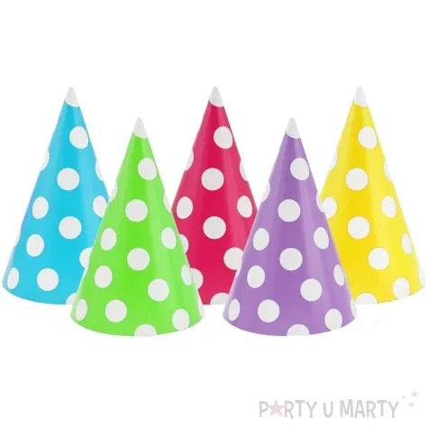 czapeczki papierowe groszki godan 5 szt