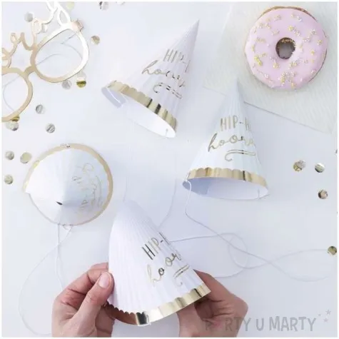 czapeczki papierowe hip hip hooray mix ginger ray 6 szt