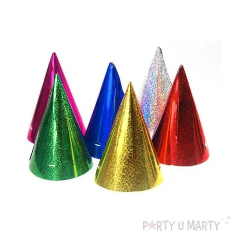 czapeczki papierowe holograficzne 120 szt