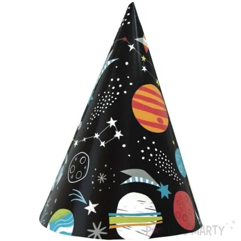 czapeczki papierowe kosmos unique 8 szt