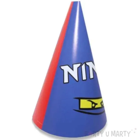 czapeczki papierowe ninja congee 6 szt