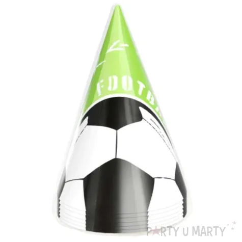 czapeczki papierowe pilka nozna partypal 6 szt