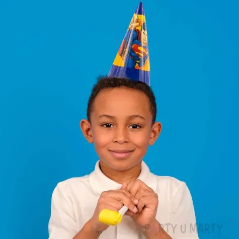 czapeczki papierowe superman party factory 10 szt