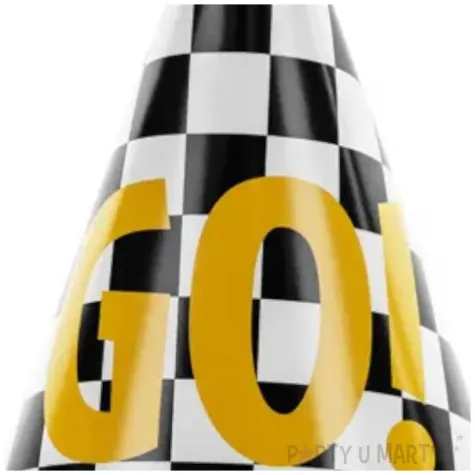 czapeczki papierowe szachownica go partydeco 6 szt