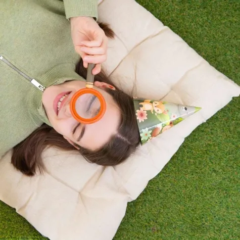 czapeczki papierowe zwierzeta lesni przyjaciele partypal 6 szt