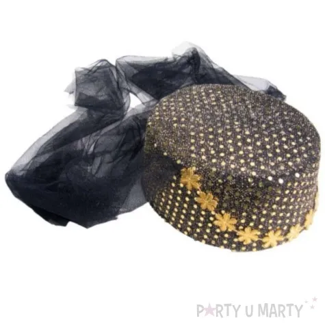 czapka arabka tajemnicza aisza czarny partytino