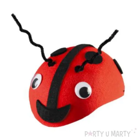 czapka biedronka filcowa kraszek