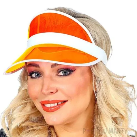 czapka daszek lata 80 te pomaranczowy widmann