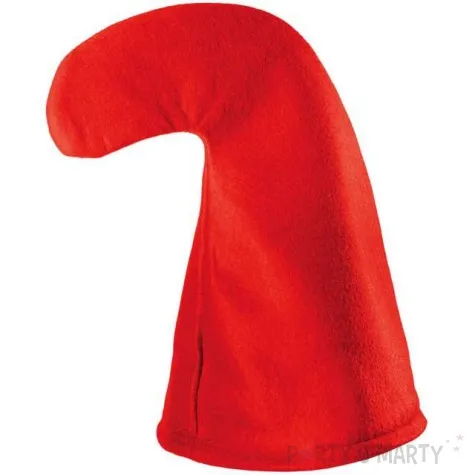 czapka elf skrzat czerwona kraszek