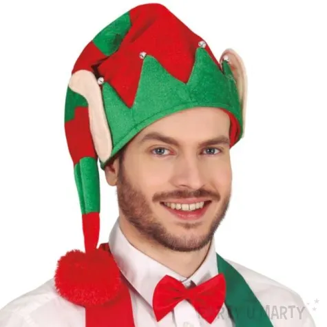 czapka elf z pomponem guirca