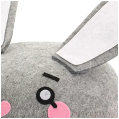 czapka filcowa zajac szary partydeco