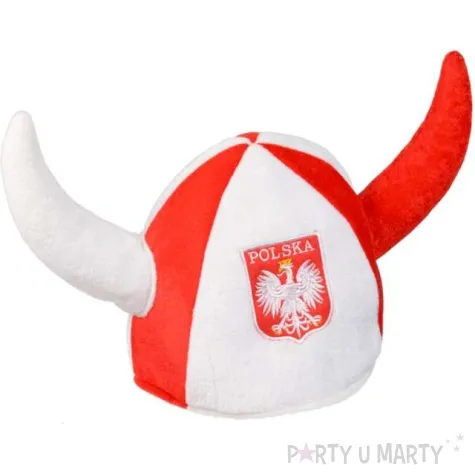 czapka kibic wiking z rogami arpex