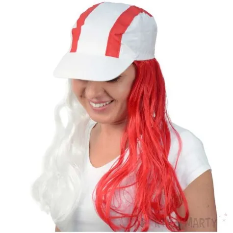 czapka kibic z wlosami arpex