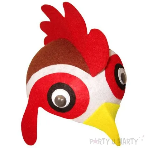 czapka kogut filcowa kraszek