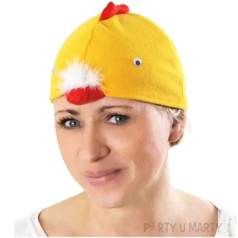 czapka kurczaczek welur kraszek