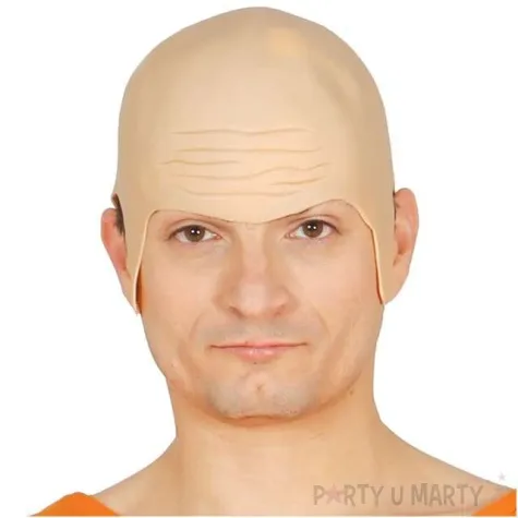 czapka lysa glowa lateksowa guirca