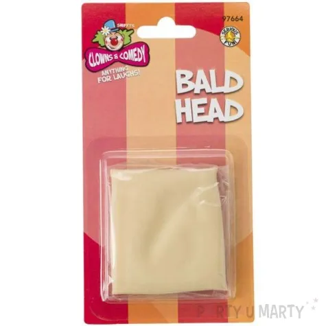 czapka lysa glowa lateksowa smiffys