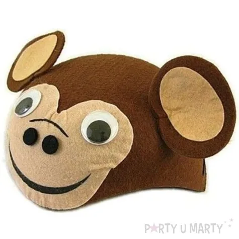 czapka malpka filcowa kraszek