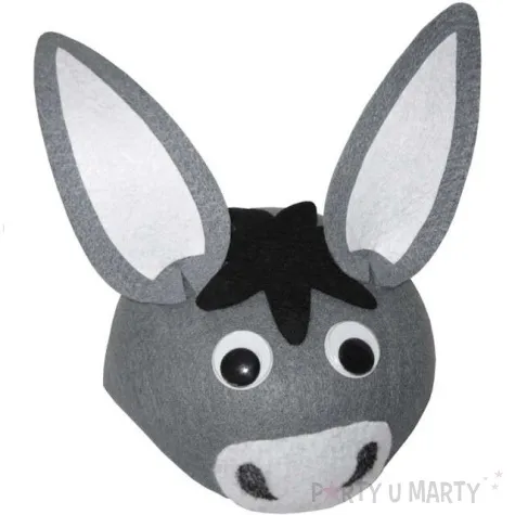 czapka osiolek filcowa kraszek