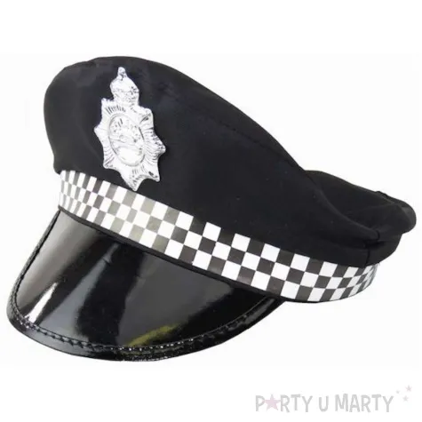 czapka policjant czarna tropic