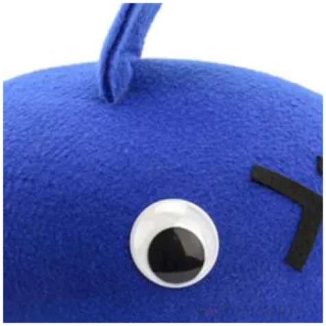 czapka rekin filcowa partydeco