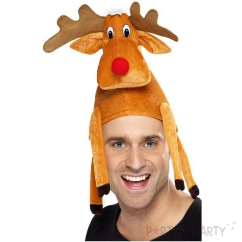 czapka renifer rudolf smiffys